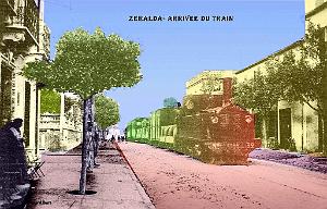 Zeralda - Arrivee du train